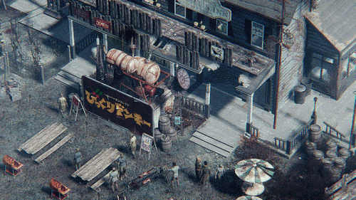 びっくりドンキー in Fallout4 レトログラフィックver.