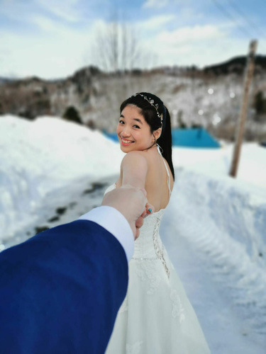 Nord House なんて可愛い花嫁さんと花婿さん 彼らは写真撮影をnord House で行ないました What Nord House なんて可愛い花嫁さんと花婿さん 彼らは写真撮影をnord House で行ないました What