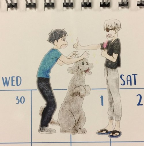 accioharo: some of the insert images from the MAPPA calendar taken from HERE!
