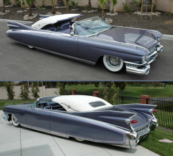 therealhollywoodbandit:  1959 CADILLAC ELDORADO CUSTOM SEVILLE   I don&rsquo;t like classic cars like that, but that bitch nasty