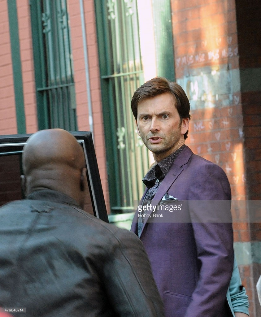 davidtennantontwitter:  New photos of David Tennant on set of Marvel’s Jessica