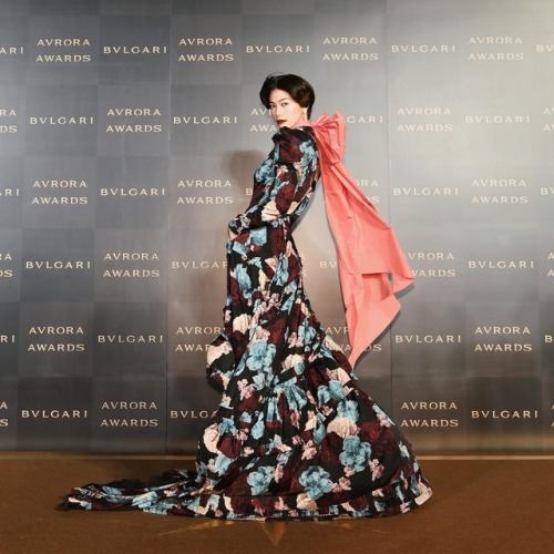 Hikari Mori in Reem Acra
