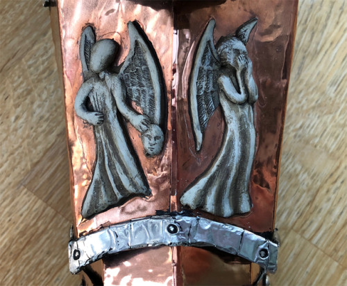 Bionic arm for B., for his character in Death Unto Darkness, a Warhammer 40k LARP, after his hand go