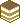 pixel art of a slice of tiramisu cake.