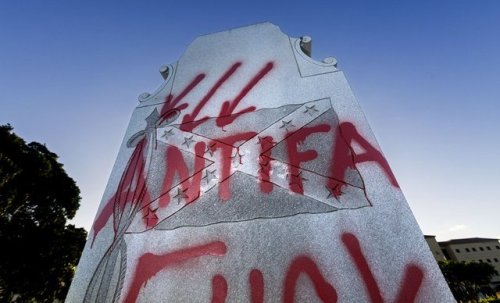 Just some of the recently vandalized confederate and pioneer statues across the US.