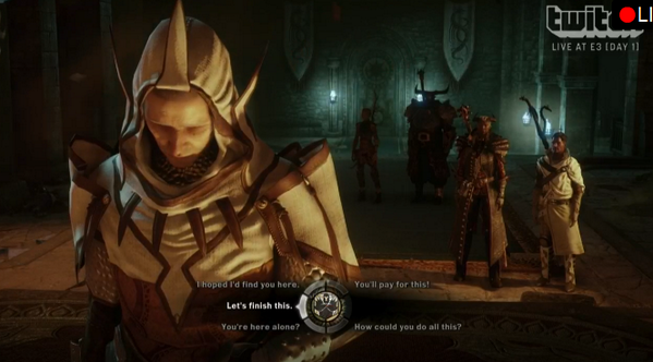 sunlethscape:  Information from the Twitch Dragon Age: Inquisition segment! Most