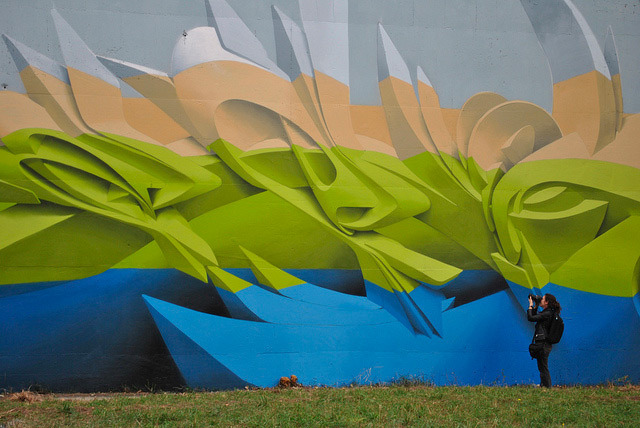 whisplash:  Italian graffiti writer, painter and sculptor Manuel Di Rita (aka Peeta)
