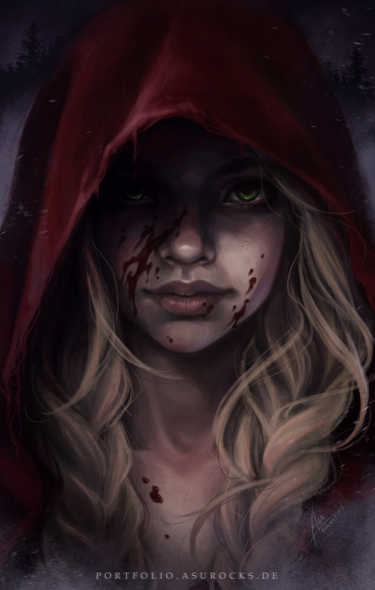 asurocksportfolio:  2014 &ldquo;Red Riding Hood&rdquo; ♥ Photoshop Making-of: