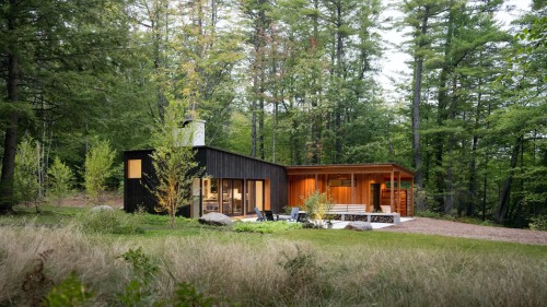  Loon Lake Retreat, Freedom, Carroll County, New Hampshire, United States,Whitten Architects,Interio