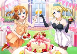 chiicharron:  lovelivemj:    School Idol Festival UR pairs stitched and textless: Eli Ayase #330: Simple Dress &amp; Honoka Kousaka #346: Until That Day Comes    @dashingicecream 