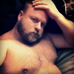 bavarianbear:  Sleepy bear selfie. (at Maison