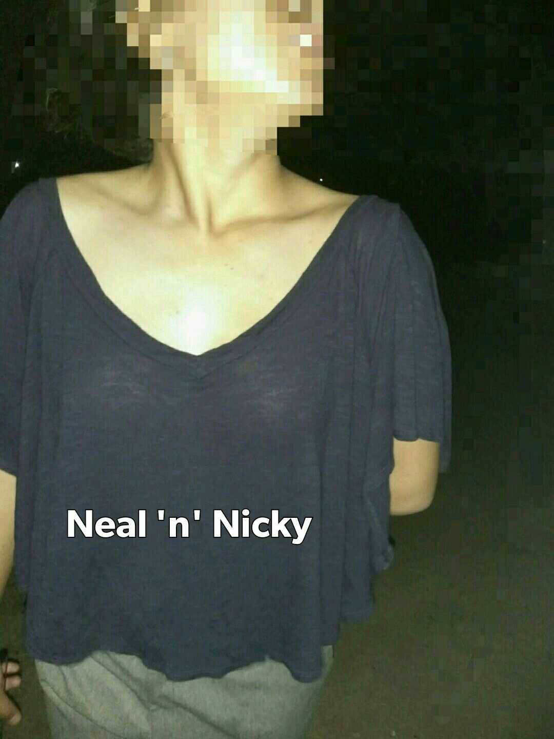 nealnnicky:  nealnnicky:  Nicky exposing in public park. We have our own fantasies