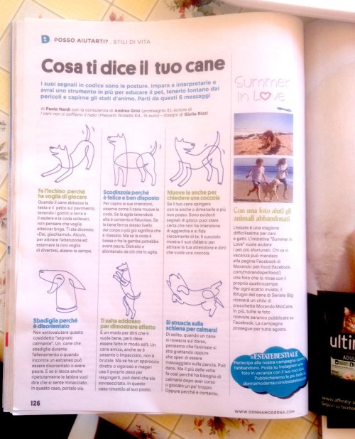 Last week I was on Donna Moderna (an italian magazine) with this six little guysenjoy!