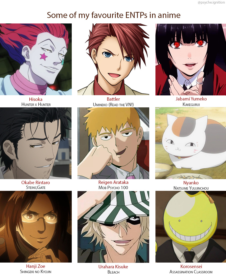 Featured image of post Enfp Anime Characters List They re also the rarest type