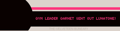 the-velveteen-buneary:  Gym Leader Garnet is ready to take you on (if you’re able)![Lapis]