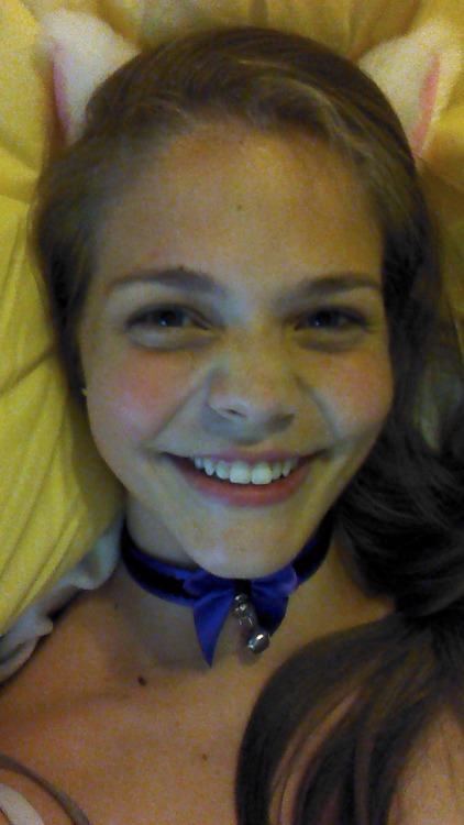 majiksparkles7767: My new collar from The Kitten Collection on Etsy makes me feel so cute =^_^= I th