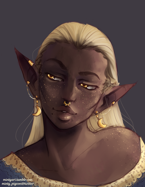 zonerloners: artpigeons: taako. y’know, from tv? [image description: a digital painting of Taa