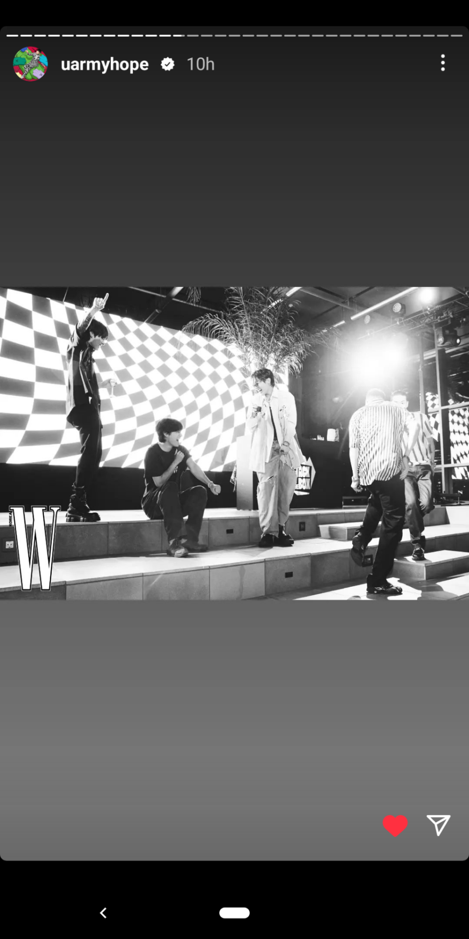 7/19: J-Hope's Insta Story