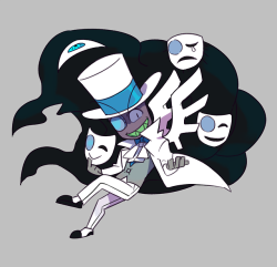 theinsanefruitloop-chan:  White Hat  and his masks