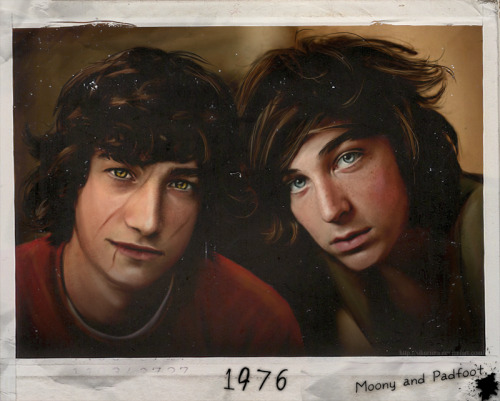 wholesomeobsessive: Moony and Padfoot by sikuriina