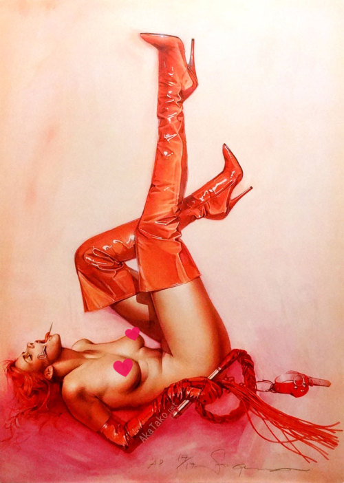  HAJIME SORAYAMA vintage lithograph prints from the 1990s are back in stock at akatako! Super heavyw