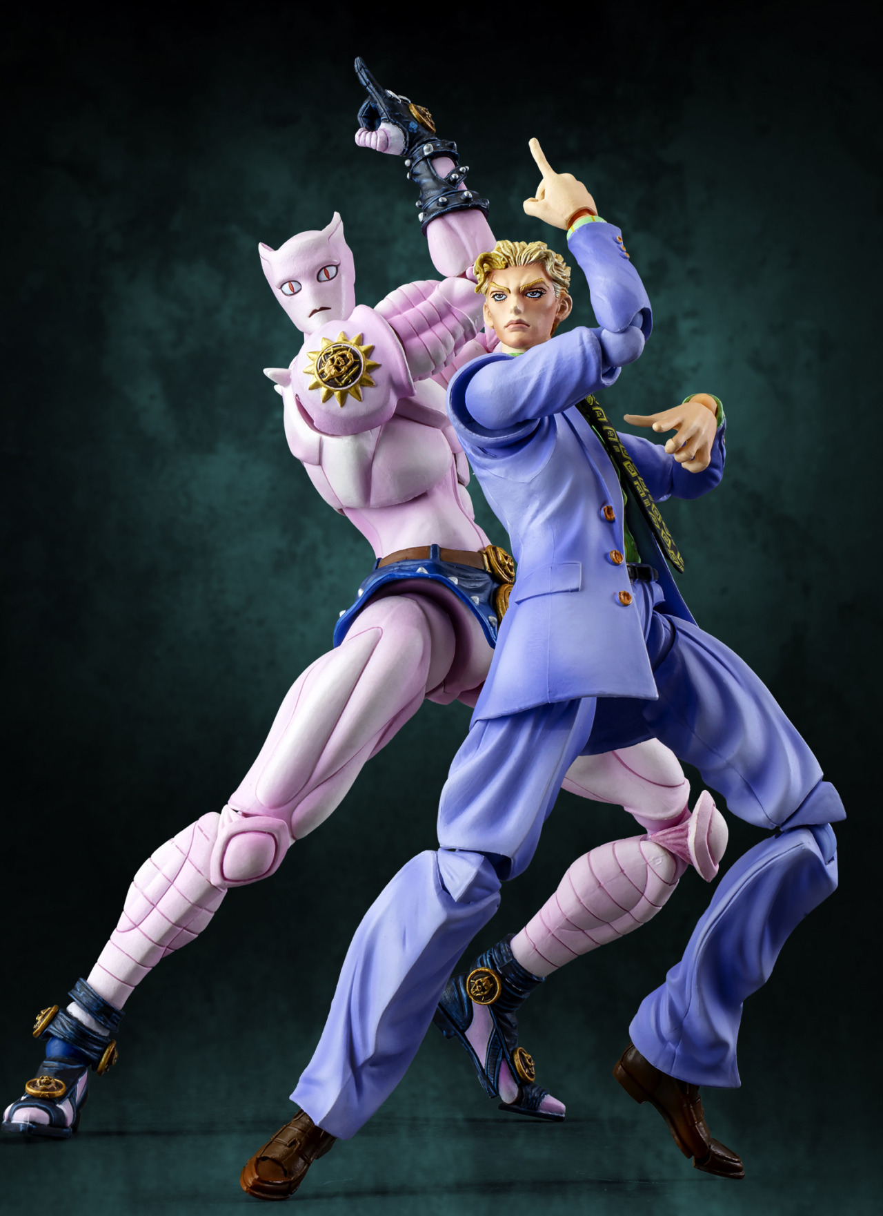 PURPLE KIRA AND PINK KILLER QUEEN (and Stray Cat) are both getting 2022 RE-RELEASES (if you collect these things you know that both originally came out in 2011 and never got re-issued). Pre-orders start in July. #jjba #jojos bizarre adventure  #diamond is unbreakable #kira yoshikage#jojo merch#mp#mfp#mj#figures#medicos #jojo no kimyou na bouken #jojo#killer queen