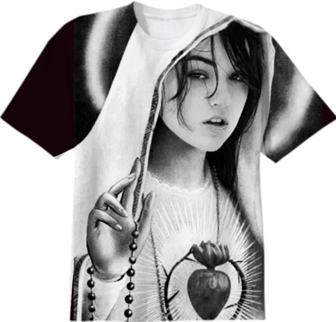 carleecochina:  slimgiltsoul:  OUR LADY IN GREY DELUXE SHIRT    I NEED THIS