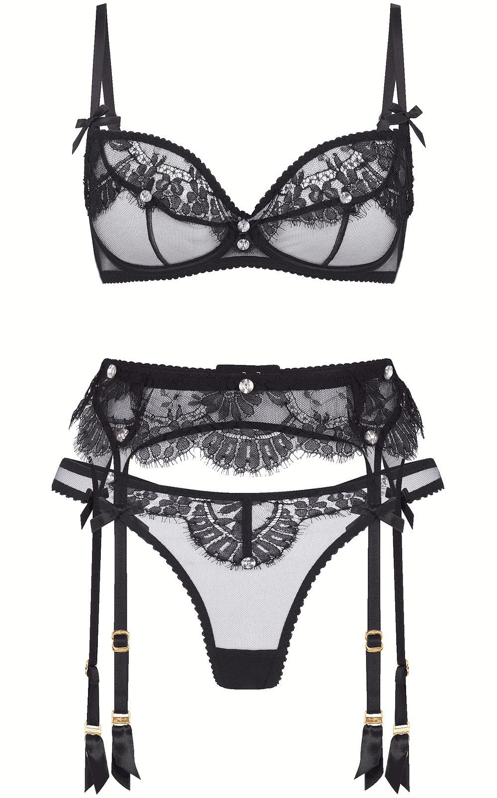 martysimone: Agent Provocateur | Jaylin • sheer tulle + removable ...