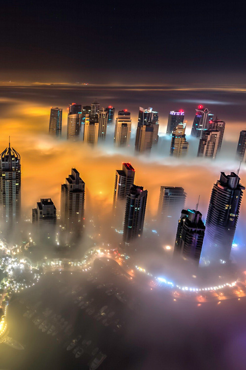 atraversso:  The Dubai Marina Bay   by Dany Eid  