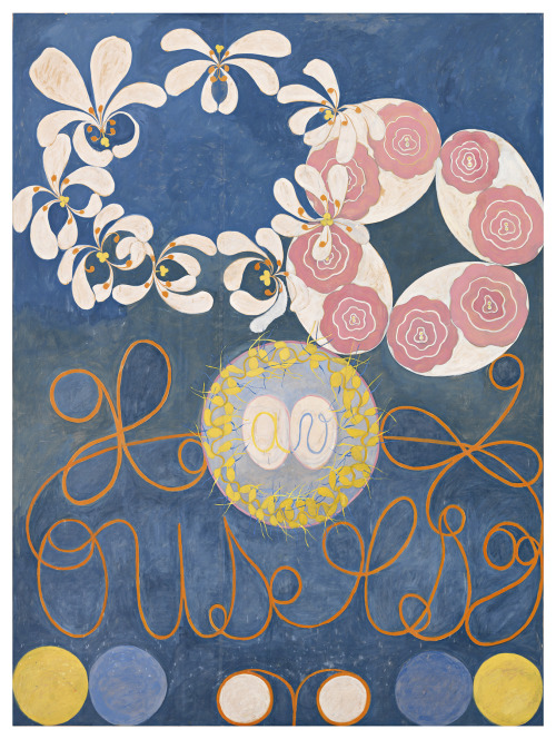 lunosphere: Hilma af Klint, The Ten Largest; Childhood (1–2), Youth (3–4), Adulthood (5&