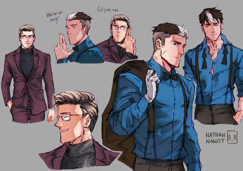 Mashup OCs of my friends’ and my favorite charactersMy Shiro bias is vv real