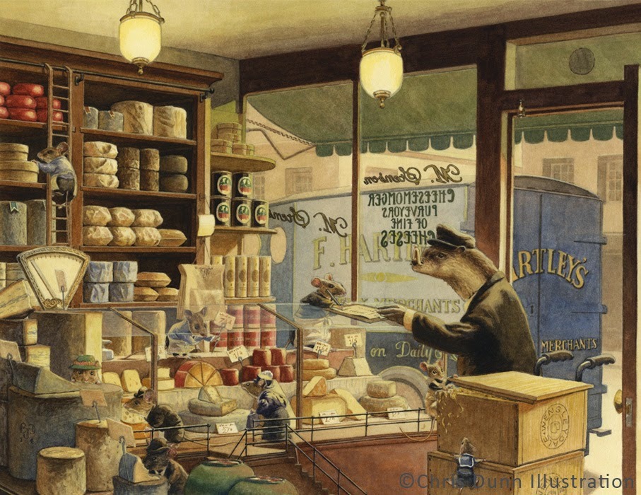 crow-on-a-journey:  Cheese Delivery Chris Dunn Illustration and Fine Art (Thanks