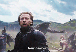 antthonystark: steve &amp; thor + finding time to exchange quips in literally