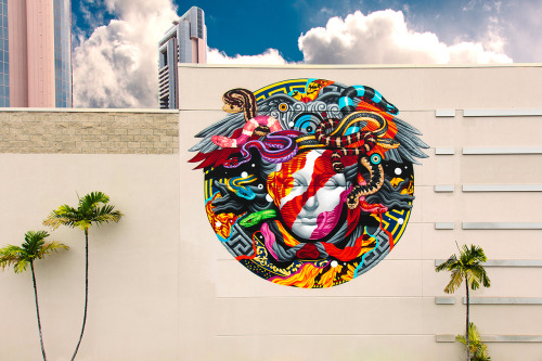 hypebeast: POW! WOW! Hawaii x Versace Mural by Tristan Eaton