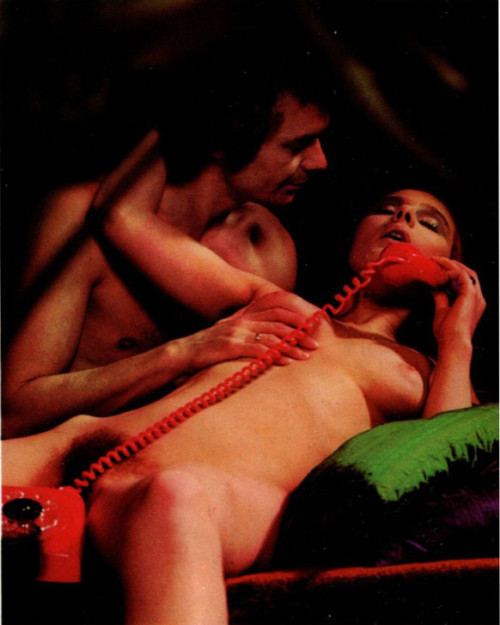 oldtimeerotica:   http://oldtimeerotica.tumblr.com/    Kirsten and Sven from the Lasse Braun loop/short-film “Sex-O-Phone” (1971)