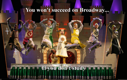 l-c-wolfe: Made myself some inspirational musical theatre wallpaper instead of actually doing my hom