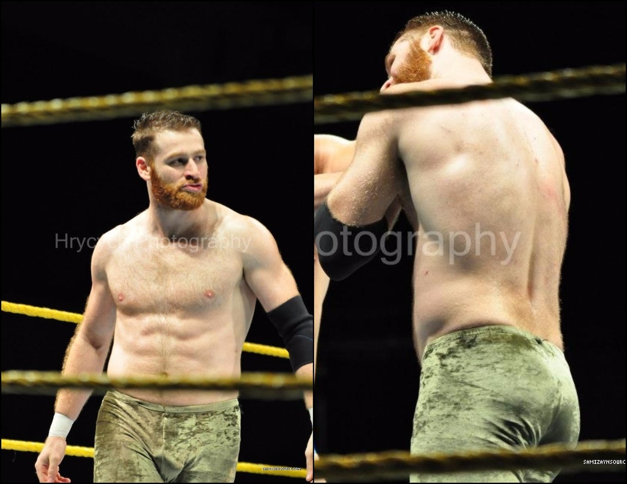 wweassets:  Since Sami’s heel now he should switch his gear to something like this