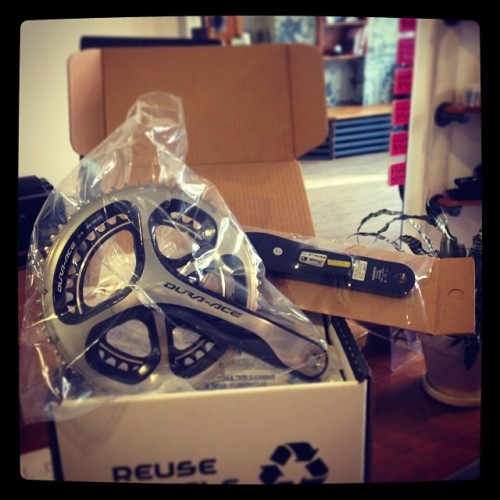 Stages power meters have been rolling in all week. Great new power solution. #stages #bikeridersnyc 