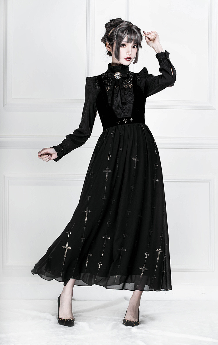 lolita-wardrobe:  NEW Release: Lost Angel 【-The Night Witch-】 #GothicLolita Series◆