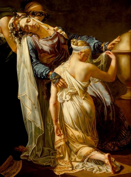 sisterwolf:Hecuba and Polyxena - Merry-Joseph Blondel, 1814