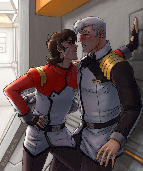 “Was there something you needed to talk to me about, Captain Shirogane?”“K-Keith…” Keith is unintent