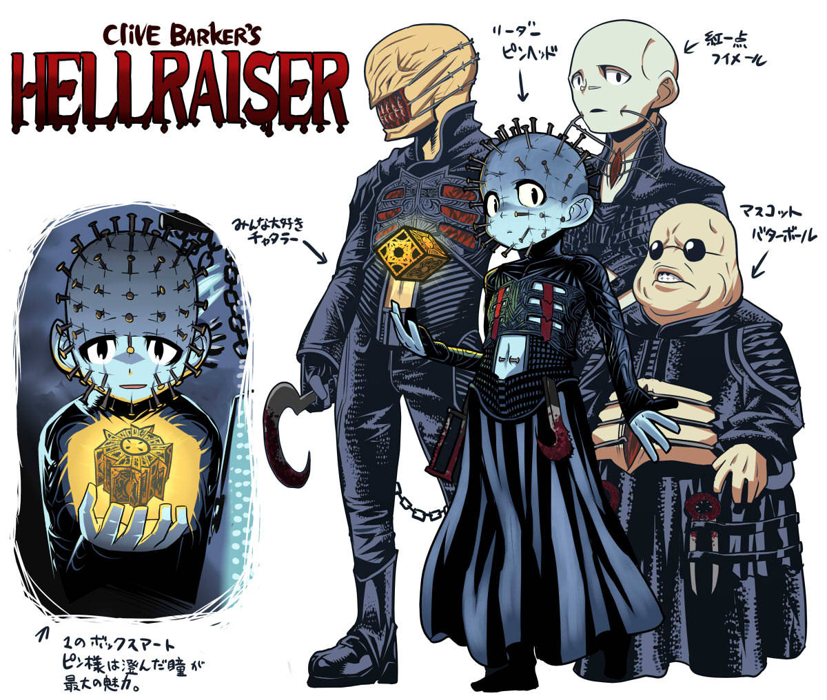 xombiedirge:  Movie Cute Redesigns by Matsuda Yuusuke 