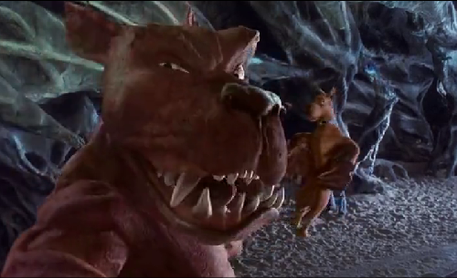 iguanamouth: iguanamouth:  remember that first live action scooby doo movie. where the antagonist was literally scrappy doo and he was stealing peoples souls, like actually really stealing and absorbing souls, and was planning on taking scoobys soul to