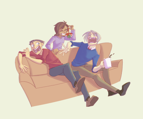 arthurvsdesign:Trucy gives her dads the runaround as often as she can, and they wouldn’t have it any