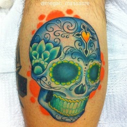 Megan Massacre sugar skull