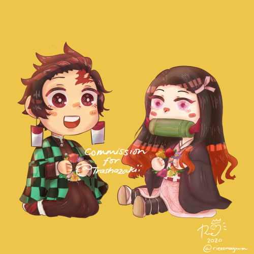 Kamado siblings commission I made for @shuicheese!