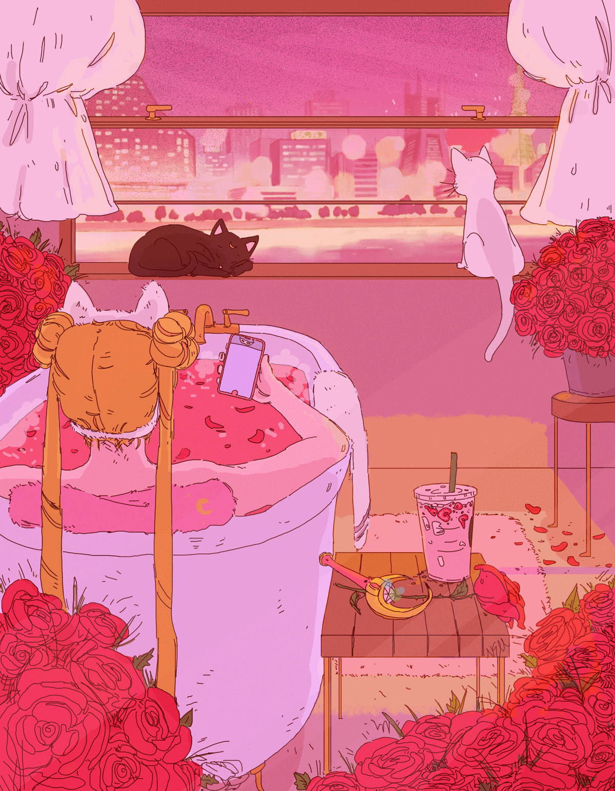 Churippu Designs Animated Gif About Cute In Pixel By Anrir3 On We