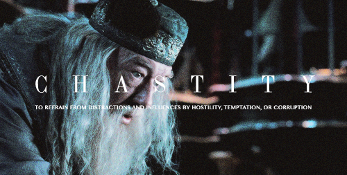 knockturnallley:  Harry Potter and the Seven Heavenly Virtues (part 2/2): Practicing