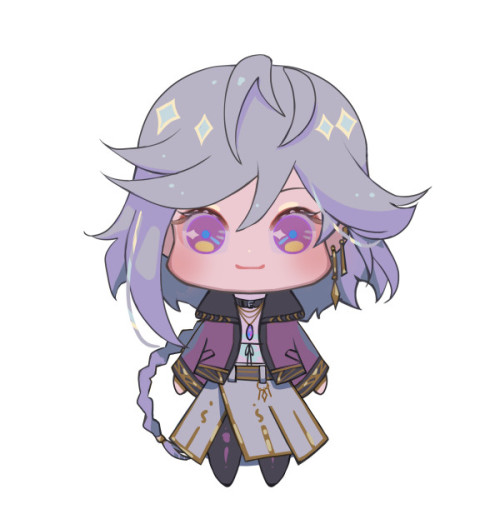  I drew a chibi model for myself _(:3」∠)_ !! 