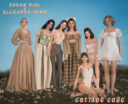 ♡ dreamgirl x bluerose-sims cottage core collection ♡ This is my part in the cottagecore collaborati